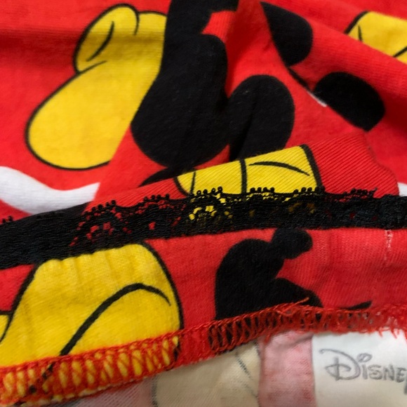 Disney Pajamas - Red with Mickey Mouse Print - Picture 4 of 7